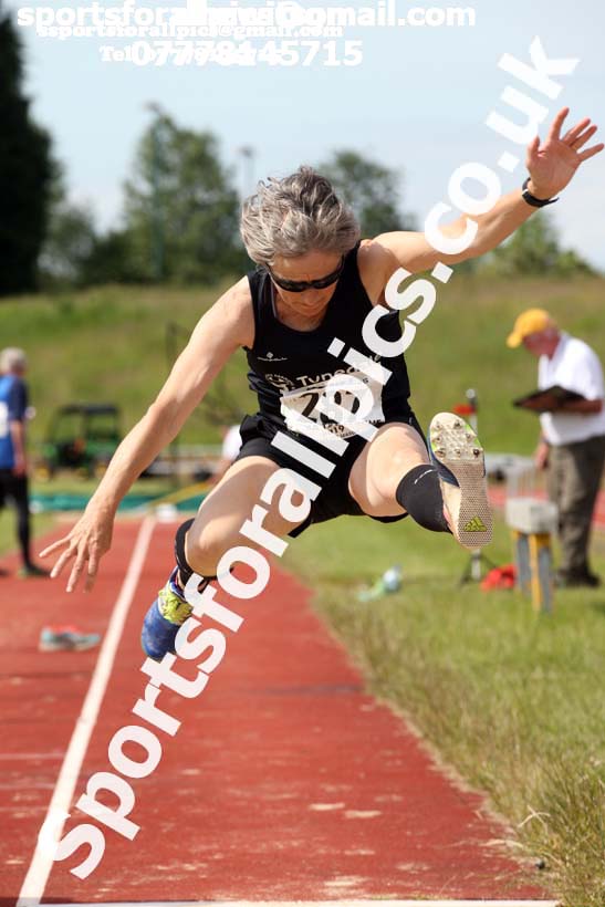 Womens long jump, 2019 NEMA Track and Field Champs, Monkton. Photo:  David T. Hewitson/Sports for All Pics